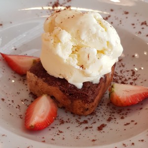 Brownie Con Helado