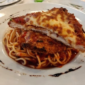 Milanesa Napolitana en salsa Pomodoro