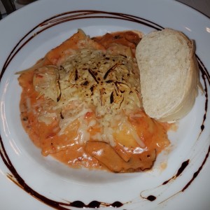 Raviolis rellenos de Salmon