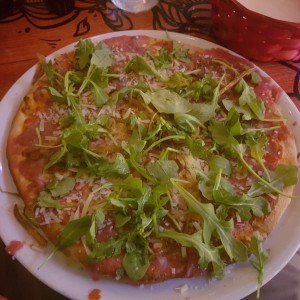 Pizza de prosciutto