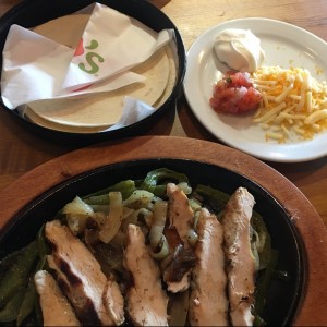 fajitas de pollo