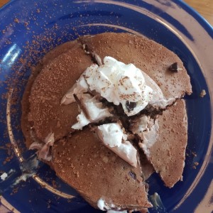 pancake de chocolate