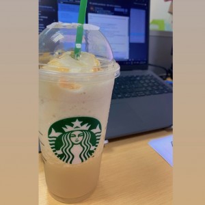 Frapuccino de dulce de leche