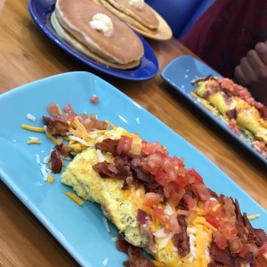 bacon temptation omelette