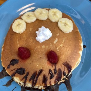 Create a face pancake