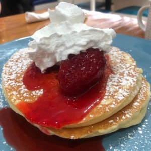 Pancakes de fresa