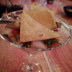 Ceviche de corvina