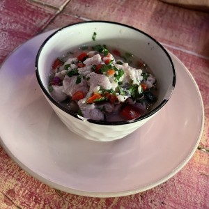 Entradas - Ceviche de corvina