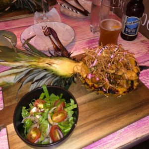 chicken in pineapple