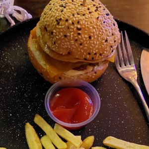 hamburguesa La Catrina