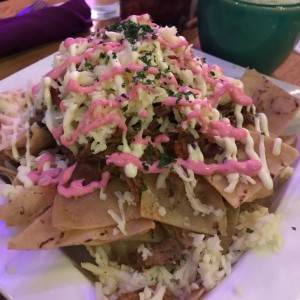 Nachos con carne 