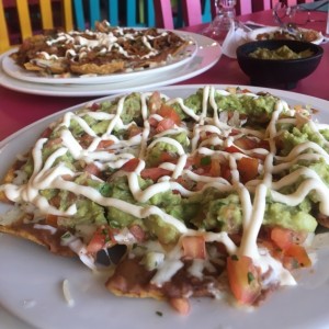 nachos especiales vegetarianos