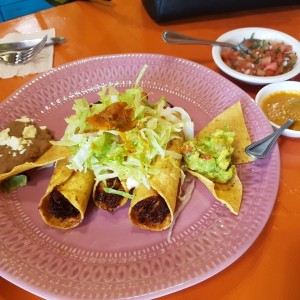 flautas de pollo