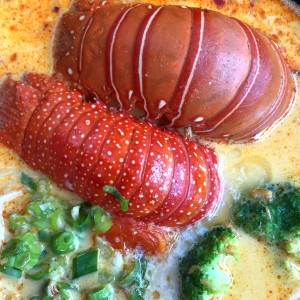 cheesy lobster ramen