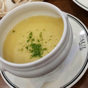 Crema de Pueros y papas