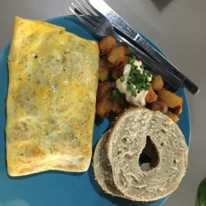 green omelet