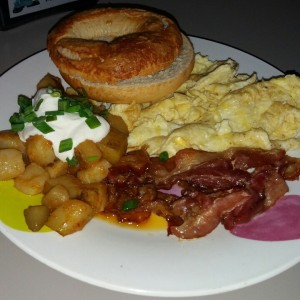 NYC breakfast - bacon 