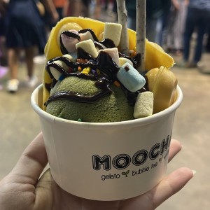 Mini gelato egg waffle 