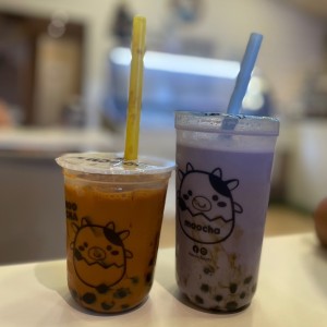 Bubble tea Taro y Thai 