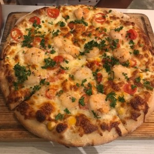Pizza de Camarones 
