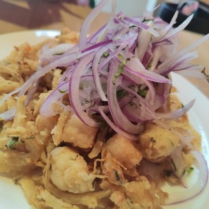 Ceviche frito 