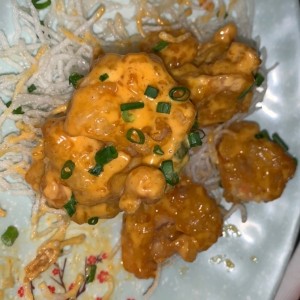 Camarones crujientes Tang Spicy
