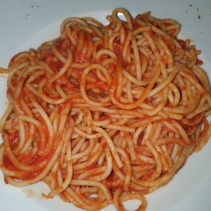 Spaghetti con lomo