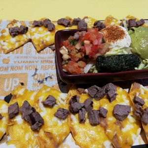 Nachos con carne