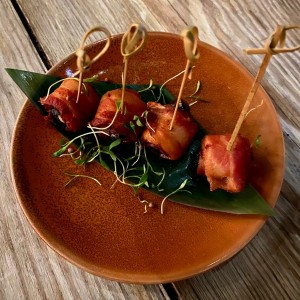 BAR BITES - Bacon Wraped Dates