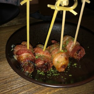 BAR BITES - Bacon Wraped Dates