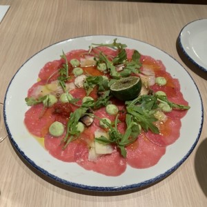 Carpaccio de res