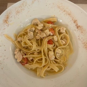 Pasta de pollo