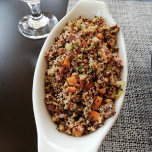 quinoa con vegetales