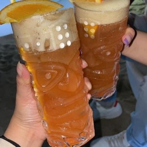 cocktail de frutas con aperol