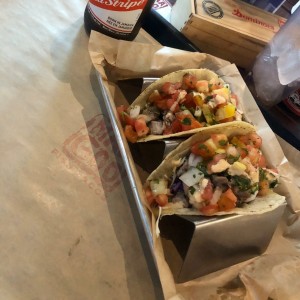 two fish tacos 