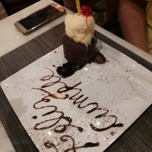 Brownie con Helado