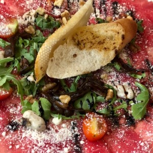 carpaccio de res