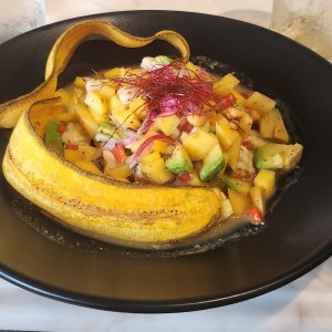 Ceviche de Mango y Agucate