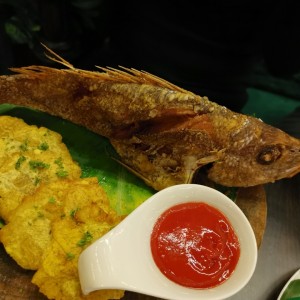 Pargo frito