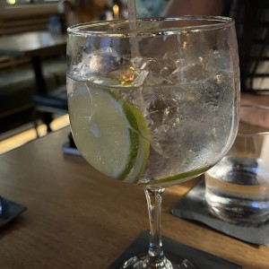 Gin tonic de limon