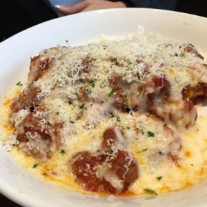 Lasagna de carne en salsa pomodoro 