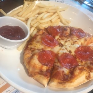 menu infantil pizza peperonni