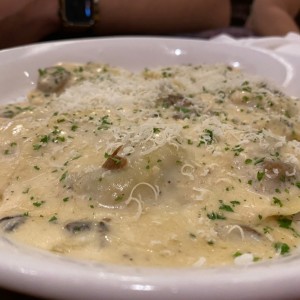 Raviolis con hongos