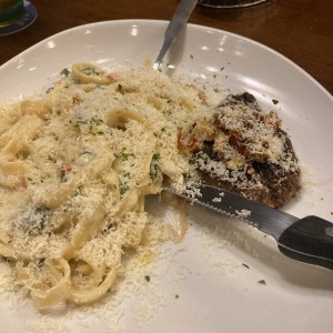 Carnes - Steak Gorgonzola-Alfredo