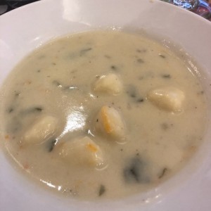 sopa de gnocchis