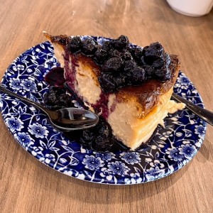 Torta San Sebastian con Blueberries