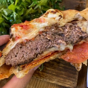 Pizza Burguer - Pepperoni Pizza Burguer