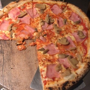 Pizza familiar Hongos 