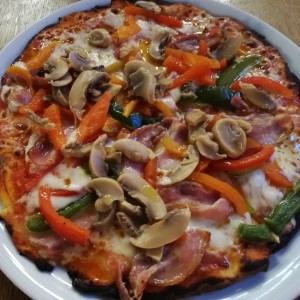 pizza gluten free de vegetales