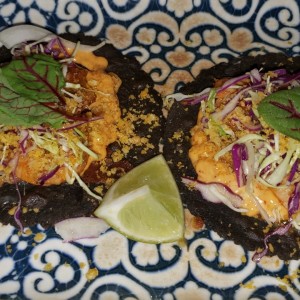 tacos de  camarones